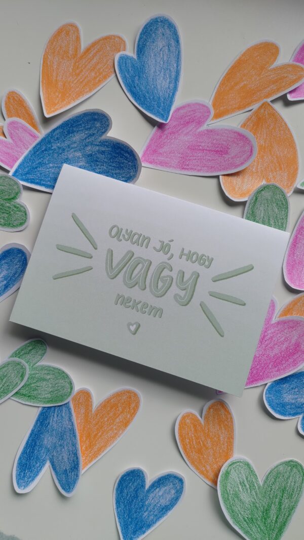 Olyan jó, hogy vagy nekem - képeslap