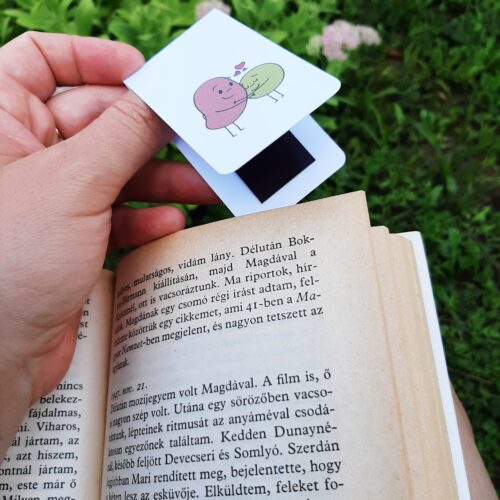 Bab és Borsó szerelme mágneses könyvjelző